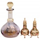 Mercury-Glass Musical Decanter, c. 1900