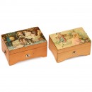 2 Children's Musical Boxes, c. 1910