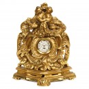 Silver Pocket Watch with Lunar Calendar