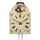 Black Forest Wooden Wheel Shield Clock, c. 1810