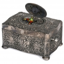 Silver Singing Bird Box, c. 1940
