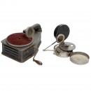 2 Minature Gramophones, from 1930