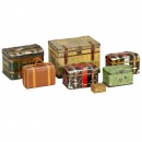 7 Suitcases for Toy Cars, c. 1930