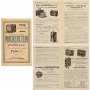 Catalog by Mackenstein, c. 1910