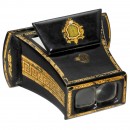 Rare Papier-Mâché Stereo Viewer, Napoleon III Style, c. 1860