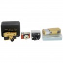 Golden Ricoh 16, Mickey Mouse Camera, Colibri and Minolta-16 