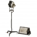 2 Movie Studio Lamps, c. 1950