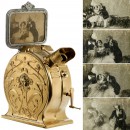 Early German Cast-Iron Art-Nouveau Style Mutoscope, c. 1900
