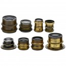 8 Brass Lenses, c. 1880–1900