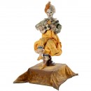 Musical Automaton Clown Playing Guitar by Leopold Lambert, c. 19