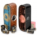 2 x Pathéorama with 7 Film Rolls, c. 1910