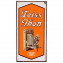 Zeiss Ikon Cameras Enamel Sign, 1920s