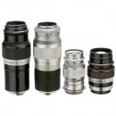 4 Leica Screw-Mount Lenses