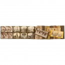 Approx. 290 Stereo Cards 9 x 18 cm, 1900 onwards
