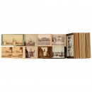 93 Stereo Cards Denmark 9 x 18 cm, c. 1900
