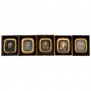 5 Daguerreotypes, c. 1845