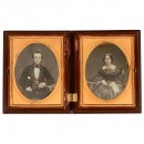 Union Case with Daguerreotypes, c. 1856