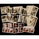 Nude Stereo Cards 6 x 13 cm and 9 x 12 cm, 1920s and 1930s