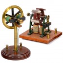 2 Small Electromagnetic Motors, c. 1900