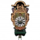 Friesian Mermaid Wall Clock, c. 1880