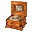Polyphon No. 45 Disc Musical Box with 10 Discs, c. 1905