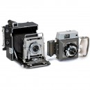 Crown Graphic and Mamiya 23