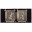 Stereo Nude Daguerreotype, c. 1845