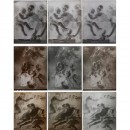 3 x Three-Color Negatives (18 x 24 cm) after Adolf Miethe, c. 19