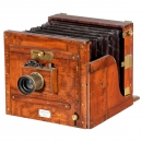 Stereo/Mono Tailboard Camera by Watson & Sons, c. 1890
