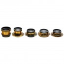 5 Wide-Angle Lenses by Ross, 1880–1900