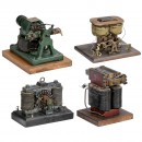 4 Demonstration Model Electric Motors, c. 1910