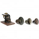 Dynamo and 3 Electric Bells, c. 1915