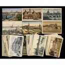 9x14cm Postcards of Düsseldorf, Dresden and Frankfurt