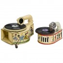 2 Toy Gramophones, c. 1928