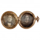 Locket with 2 Daguerreotypes, c. 1845