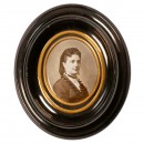 Photograph on Porcelain by Mathieu Deroche, c. 1872