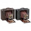 2 Kodak No. 4 Cartridge Cameras, 1900