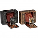2 Kodak Cartridge No. 4 Cameras, Models E and F, 1897