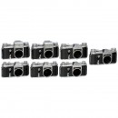 Lot of Contax SLR Cameras, 1951–58