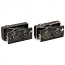 2 x Contessa-Nettel Duchessa Stereo, c. 1922