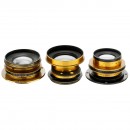 3 Wide-Angle Lenses by Taylor & Hobson, 1890–1900