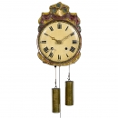 Southern German Wall Clock, c. 1840