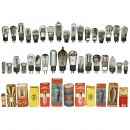 Group of Early Rectifier Radio Tubes