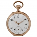 IWC Open-Face Gold Pocket Watch, 1905