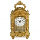 Small French Traveling Alarm Clock, c. 1880