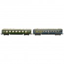 2 Märklin Passenger Cars, c. 1946