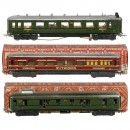 3 Märklin Passenger Cars