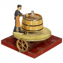 Doll No. 644 Barrel-Maker Tin Toy, c. 1930