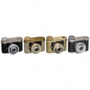 4 Petie Cameras by Kunik, 1955-60