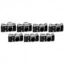 Lot of Contax SLR Cameras, 1951-58